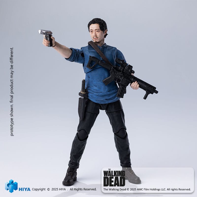 The Walking Dead Figura 1/18 Exquisite Mini Series Glenn 11 cm