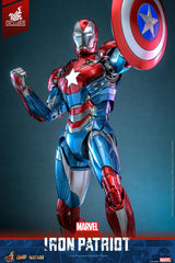 Marvel Figura Diecast Comic Masterpiece 1/6 Iron Patriot Hot Toys Exclusive 32 cm