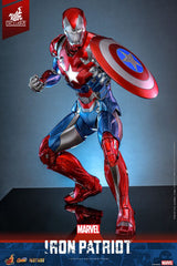 Marvel Figura Diecast Comic Masterpiece 1/6 Iron Patriot Hot Toys Exclusive 32 cm