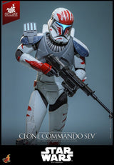 Star Wars: The Clone Wars Television Masterpiece Figura 1/6 Clone Commando Sev (Hot Toys Exclusive) 30 cm