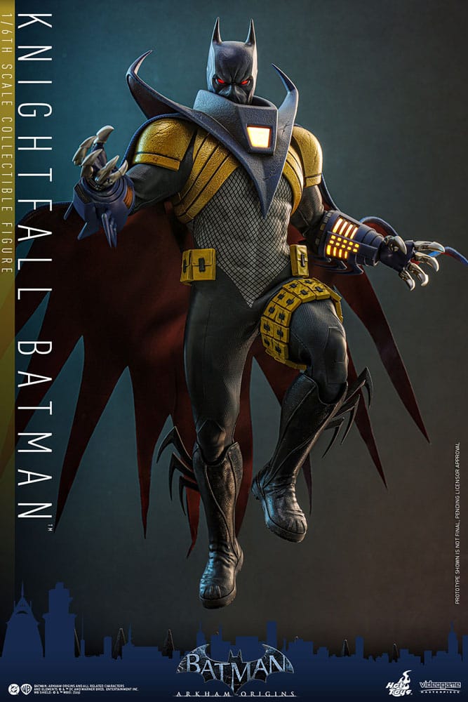  Batman: Arkham Origins Figura Videogame Masterpiece 1/6 Knightfall Batman 32 cm