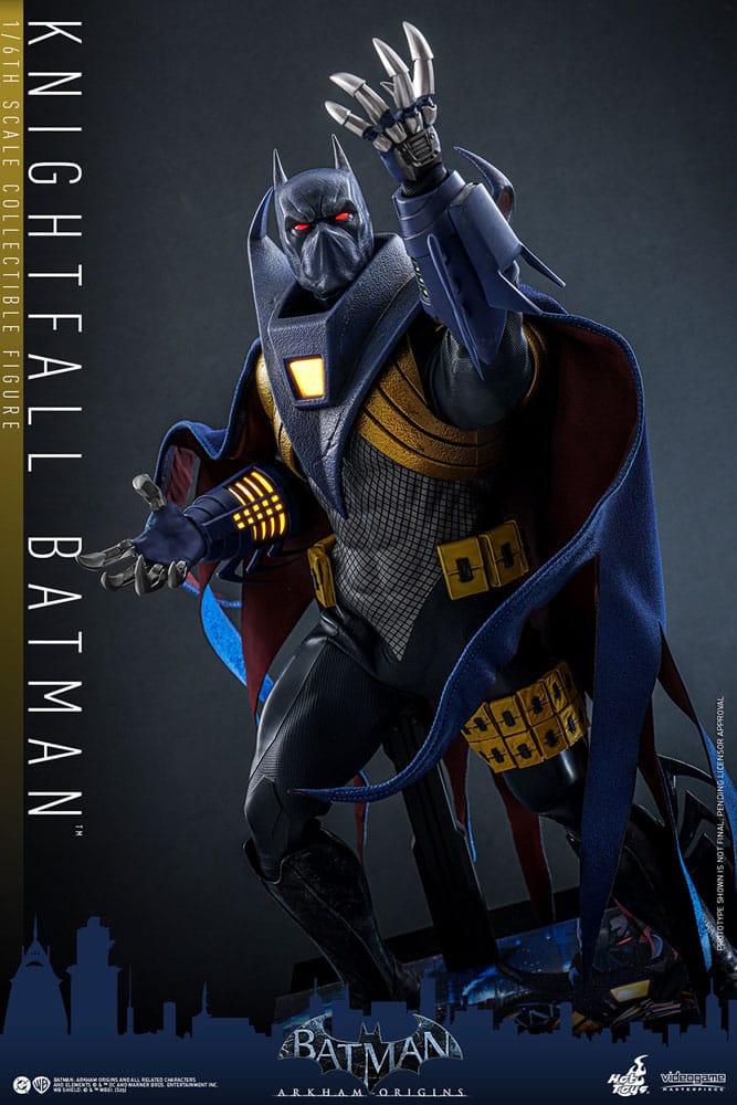  Batman: Arkham Origins Figura Videogame Masterpiece 1/6 Knightfall Batman 32 cm