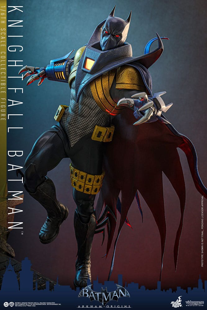  Batman: Arkham Origins Figura Videogame Masterpiece 1/6 Knightfall Batman 32 cm