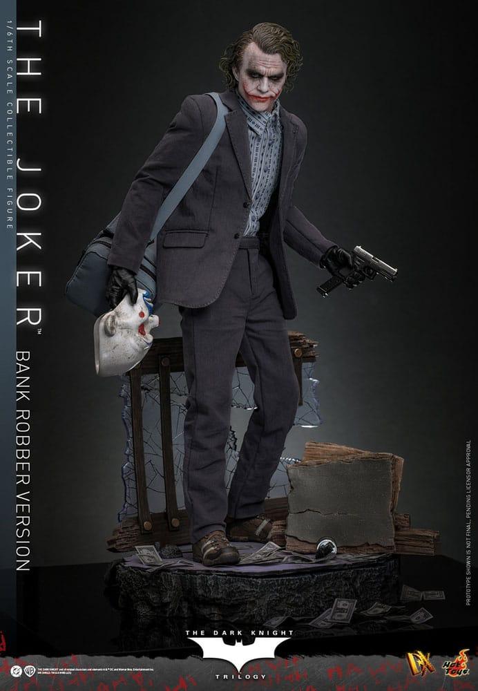 El Caballero oscuro Figura DX 1/6 The Joker (Bank Robber Version) 30 cm Hot Toys