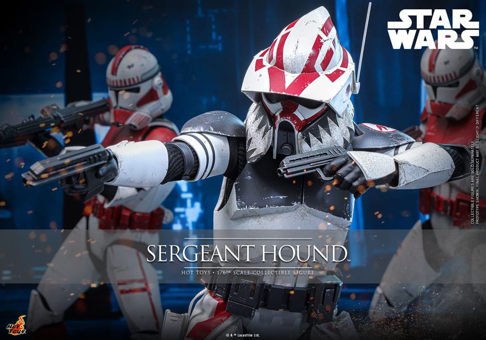 Star Wars: The Clone Wars Figura 1/6 Sergeant Hound 30 cm