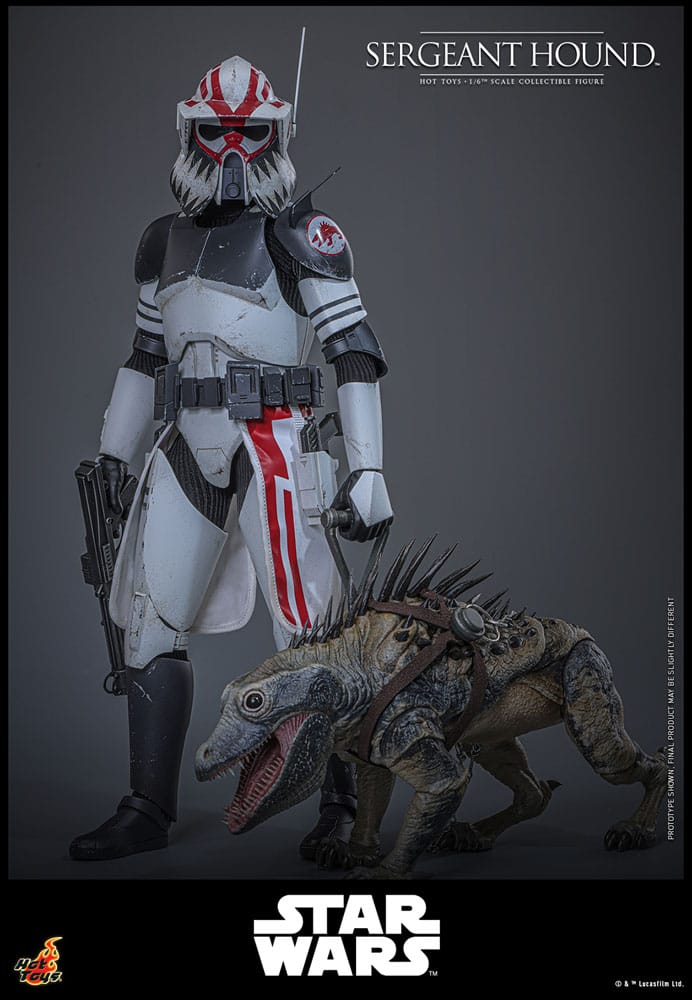 Star Wars: The Clone Wars Figura 1/6 Sergeant Hound 30 cm