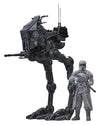 Star Wars : The Mandalorian & Grogu – Coffret de figurines Masterpiece 1/6, Reliquats de l’Empire, pilote d’AT-RT et AT-RT de 60 cm