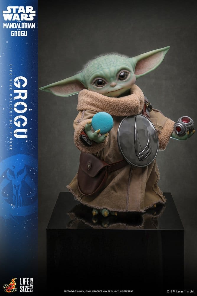 Star Wars: The Mandalorian & Grogu Figura a escala real Grogu 38 cm
