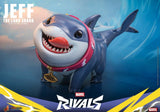Marvel Rivals Videogame Masterpiece Series Figura de acción Jeff the Land Shark 11 cm