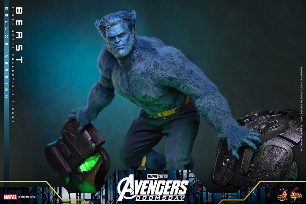 Marvel X-Men Movie Masterpiece Figura 1/6 Beast (Deluxe Version) 33 cm