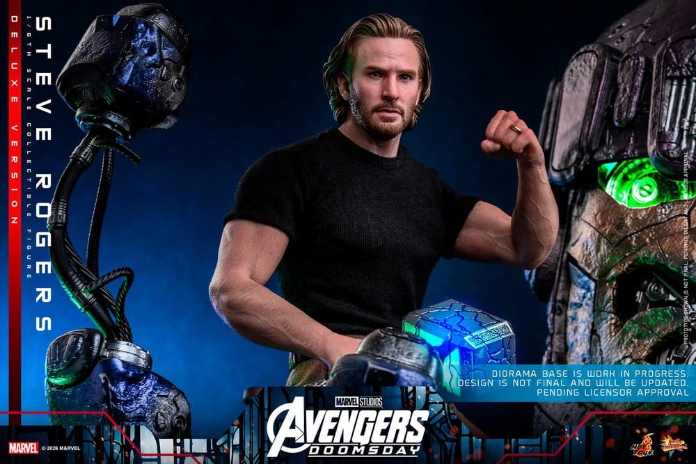 Marvel Avengers: Doomsday Movie Masterpiece Figura de Acción 1/6 Steve Rogers (Deluxe Version) 31 cm