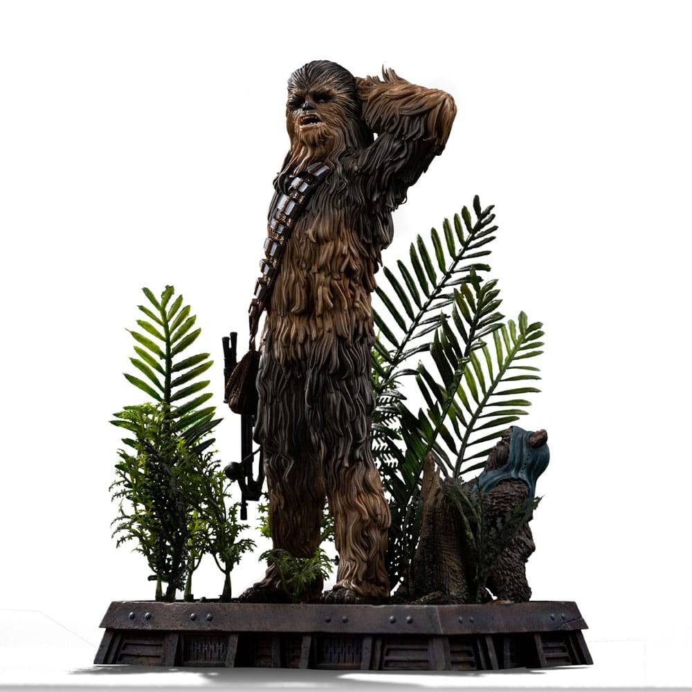 Star Wars Episode VI Art Scale Statue 1/10 Chewbacca and Tokkat 22 cm                         