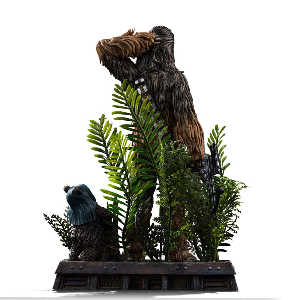 Star Wars Episode VI Art Scale Statue 1/10 Chewbacca and Tokkat 22 cm                         