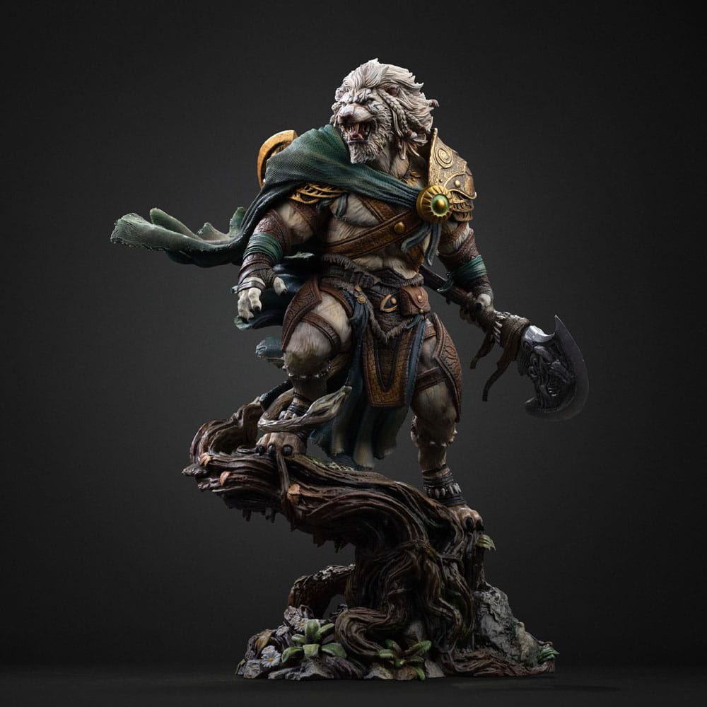 Magic The Gathering Estatua 1/10 Art Scale Ajani Goldmane 26 cm