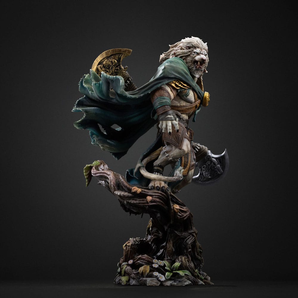 Magic The Gathering Estatua 1/10 Art Scale Ajani Goldmane 26 cm