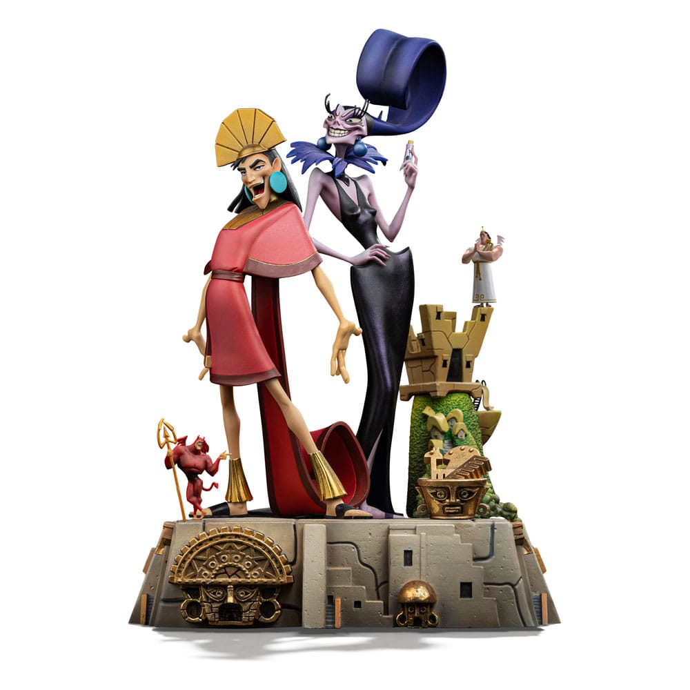 El emperador y sus locuras Estatua 1/10 Deluxe Art Scale Kuzko & Yzma 28 cm