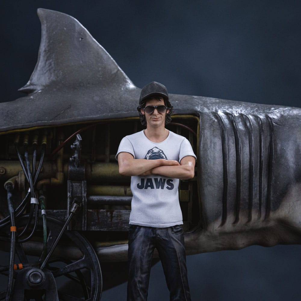 Jaws Estatua 1/10 Deluxe Art Scale Steven Spielberg Jaws 50th anniversary 27 cm