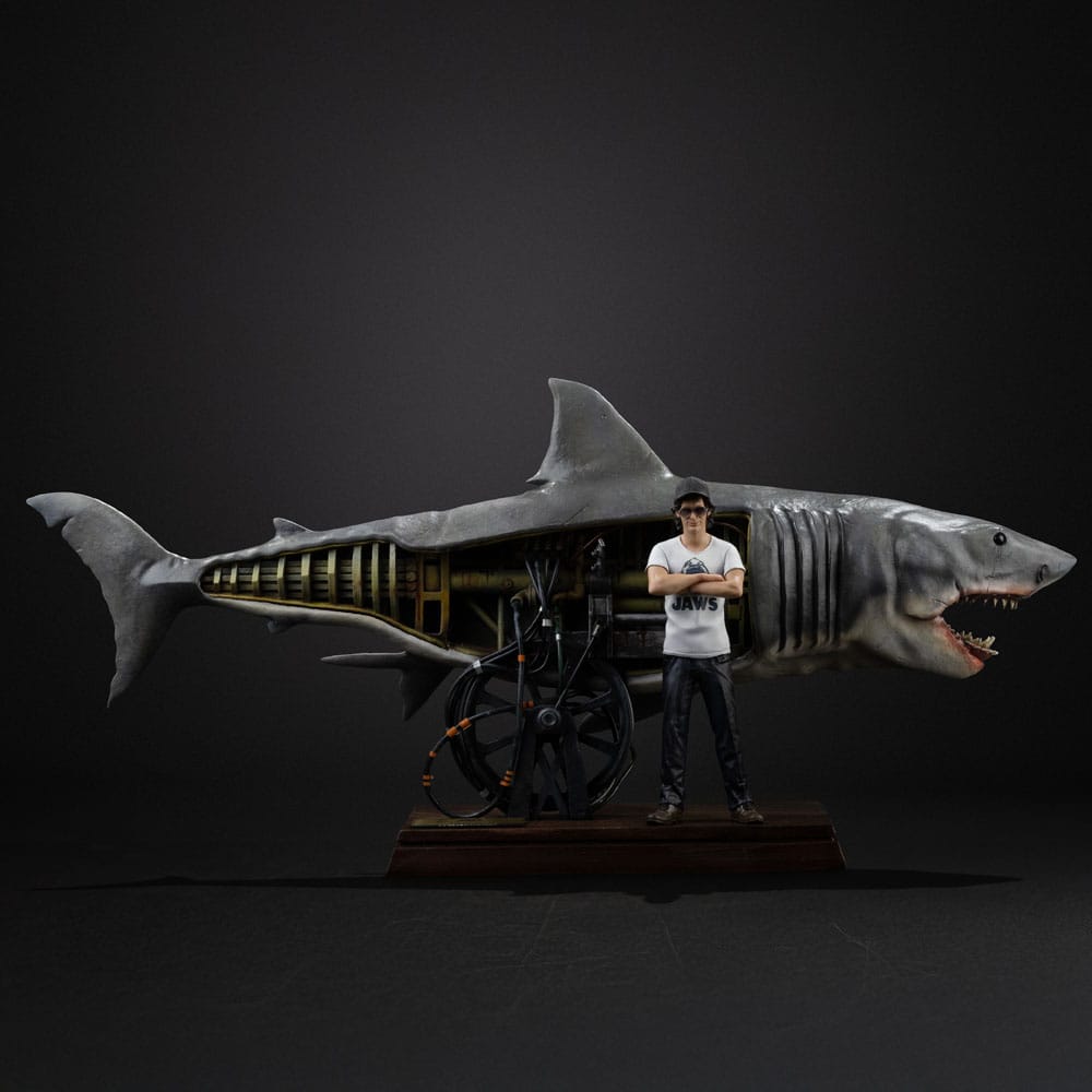 Jaws Estatua 1/10 Deluxe Art Scale Steven Spielberg Jaws 50th anniversary 27 cm