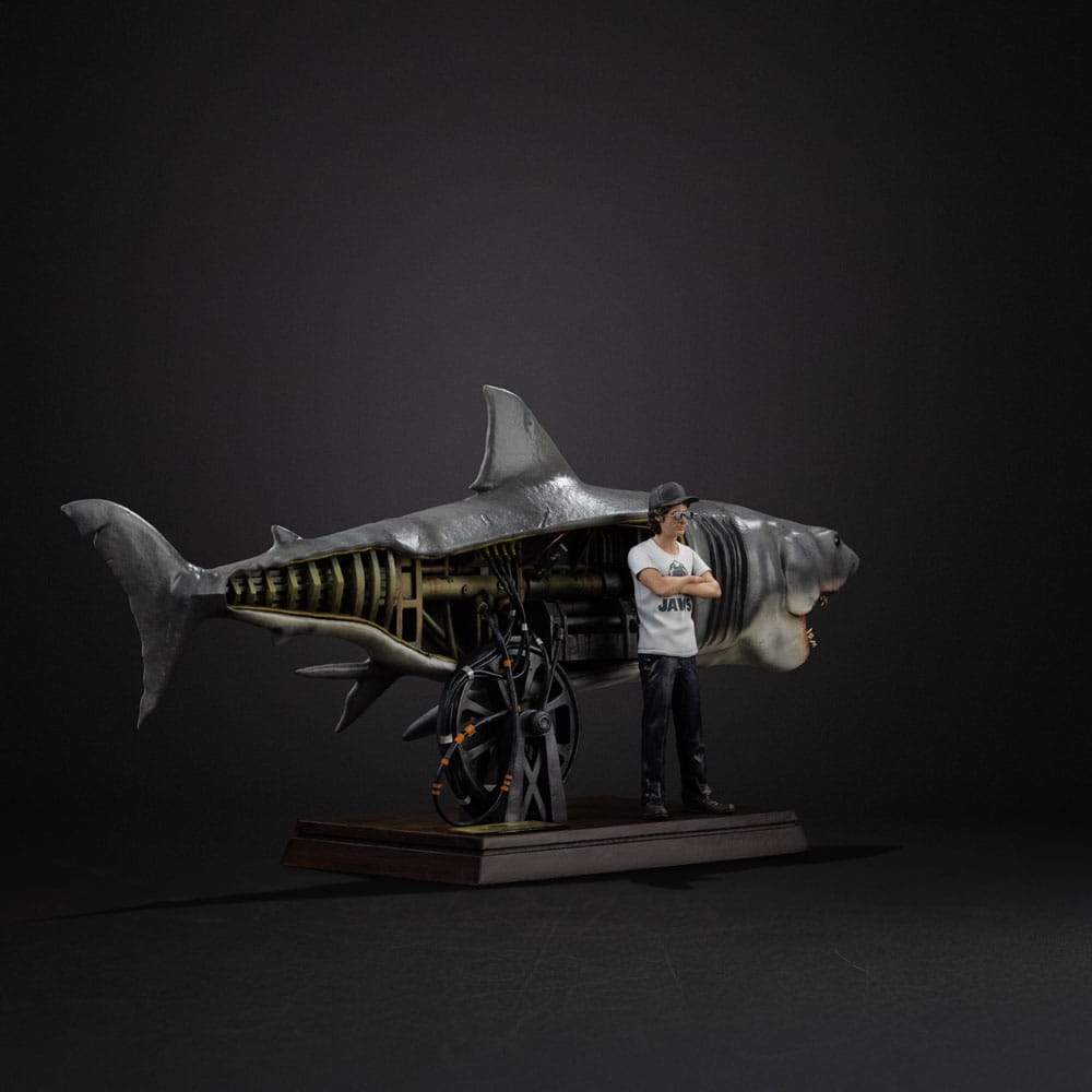 Jaws Estatua 1/10 Deluxe Art Scale Steven Spielberg Jaws 50th anniversary 27 cm