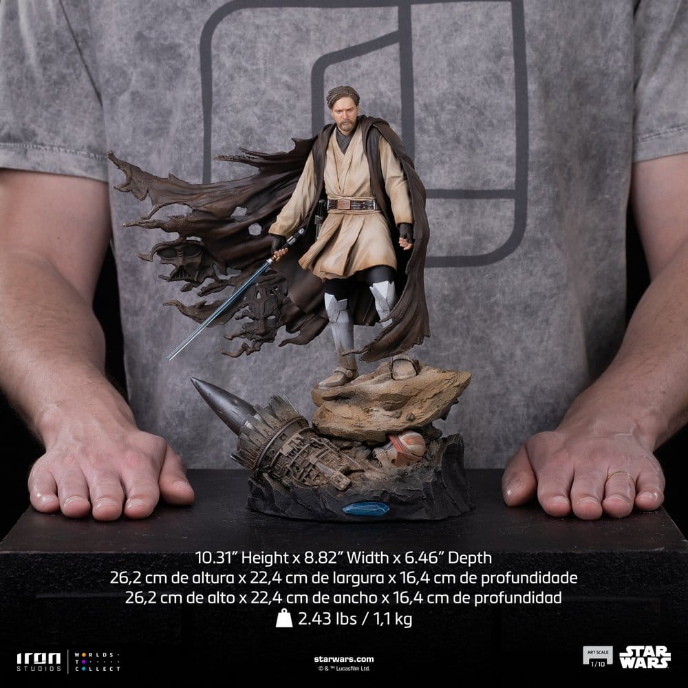 Star Wars Estatua 1/10 Art Scale Obi-Wan Signatures 26 cm