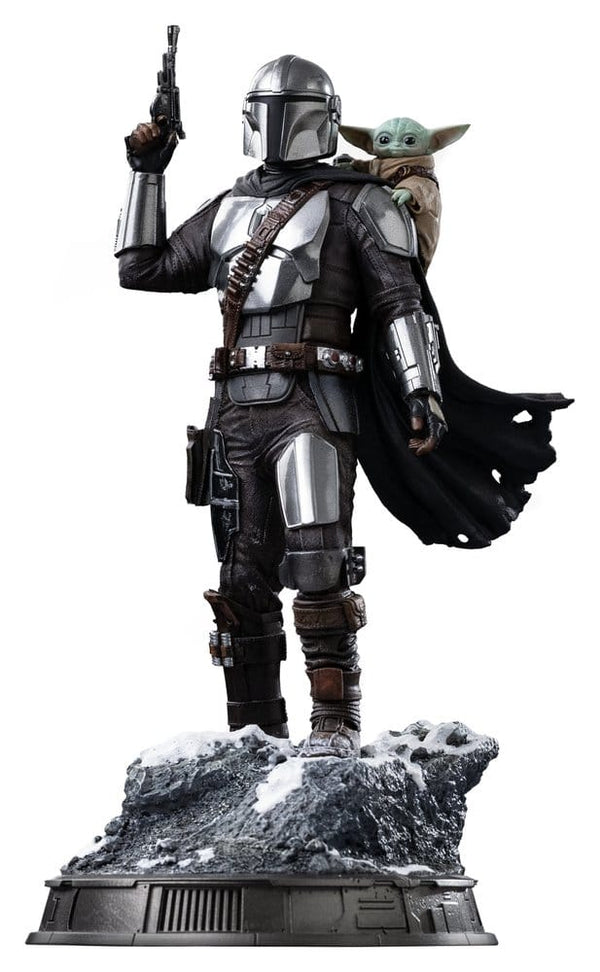 The Mandalorian & Grogu Statue 1/10 Art Scale The Mandalorian and Grogu 25 cm