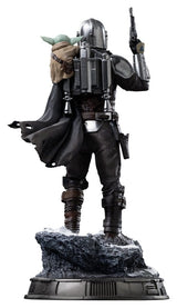 The Mandalorian & Grogu Estatua 1/10 Art Scale The Mandalorian and Grogu 25 cm