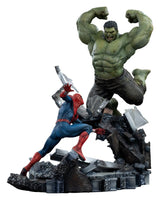 Marvel Comics Estatua 1/10 Art Scale Spider-Man vs Hulk 38 cm