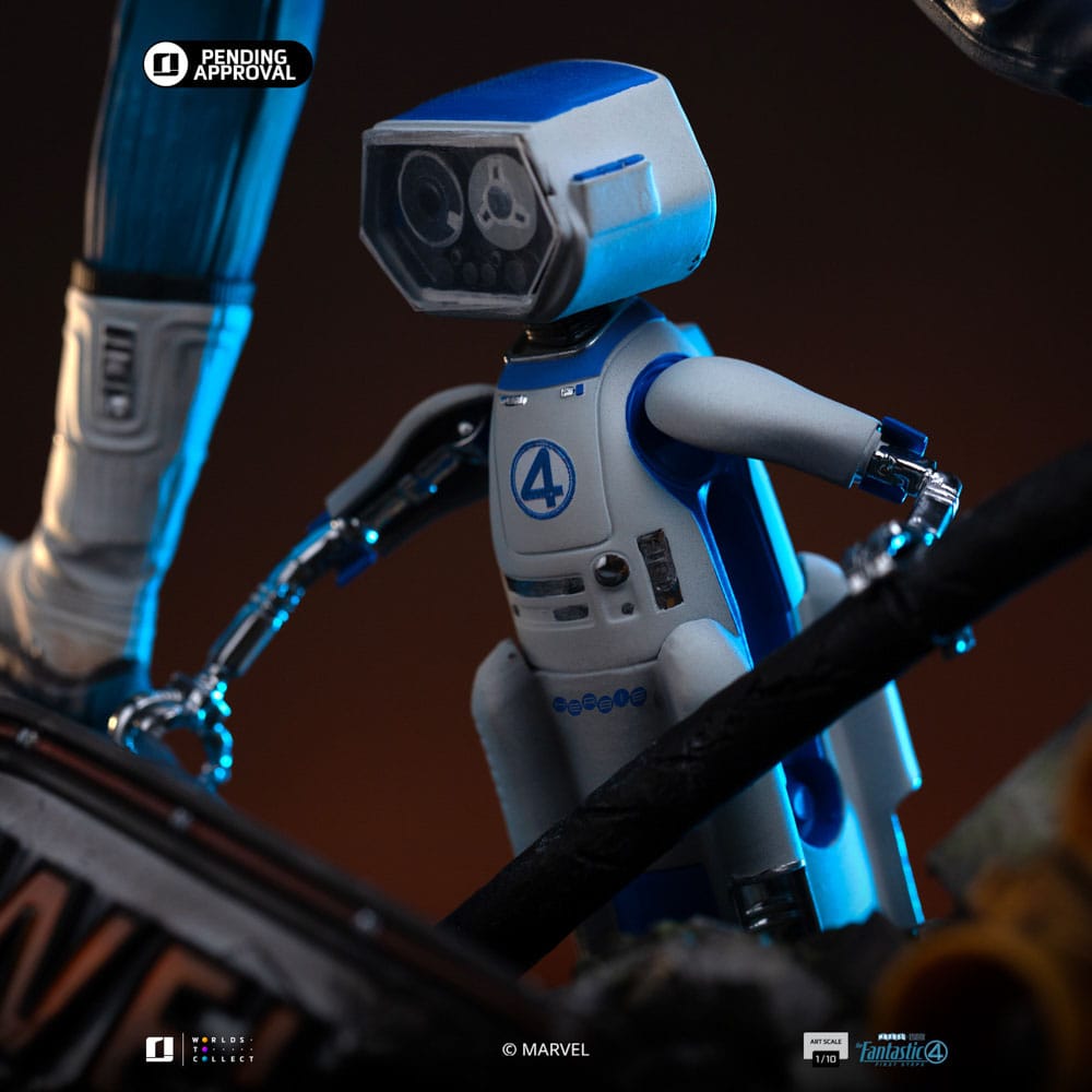 Fantastic Four Estatua 1/10 Art Scale Mr. Fantastic and H.E.R.B.I.E 26 cm           