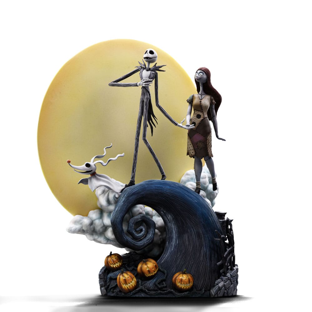 Pesadilla antes de Navidad Estatua 1/10 Deluxe Art Scale Jack and Sally 39 cm   