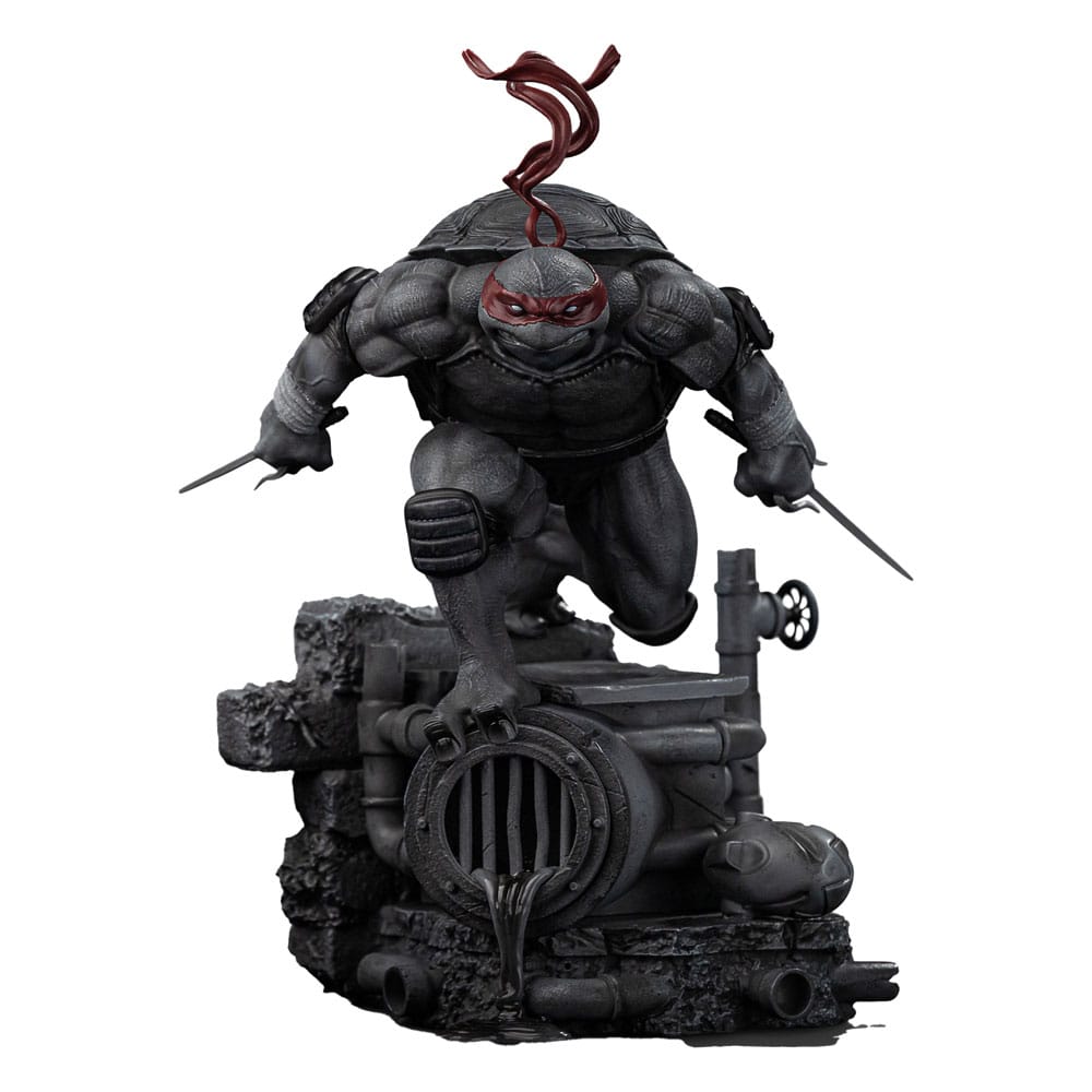 Tortugas Ninja Estatua 1/10 Art Scale Raphael Black and White Variant 26 cm heo exclusive
