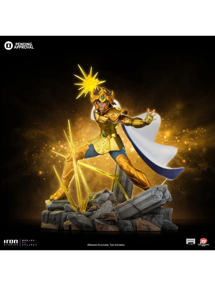 Saint Seiya Estatua 1/10 Art Scale Leo Aiolia 24 cm               
