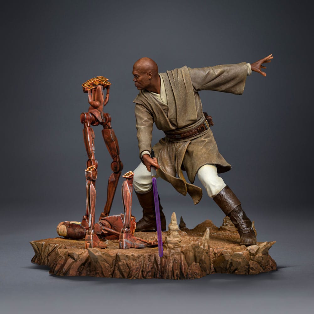 Star Wars Estatua 1/10 Art Scale Mace Windu 18 cm           