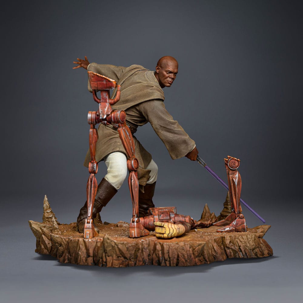Star Wars Estatua 1/10 Art Scale Mace Windu 18 cm           