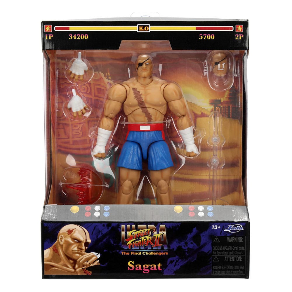 Ultra Street Fighter II: The Final Challengers Figura 1/12 Sagat 19 cm   