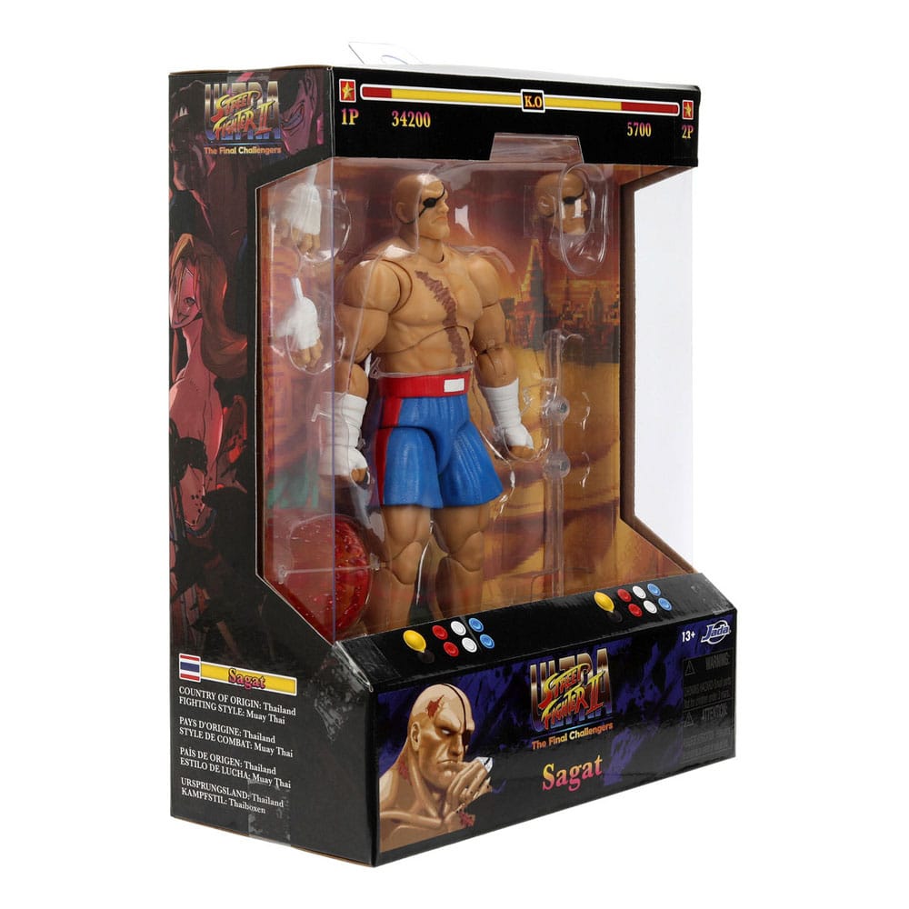 Ultra Street Fighter II: The Final Challengers Figura 1/12 Sagat 19 cm   