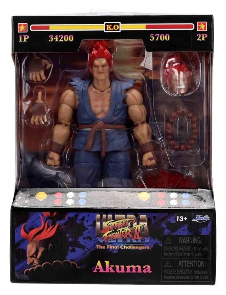 Street Fighter II Figura Akuma 15 cm