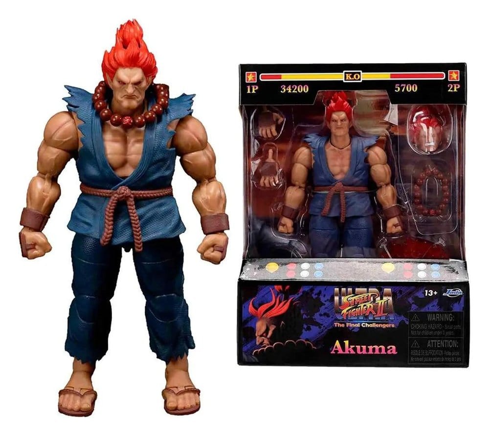 Street Fighter II Figura Akuma 15 cm
