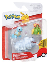 Pokémon Battle Figure Figuras 3-Pack Squirtle, Greavard & Bellossom