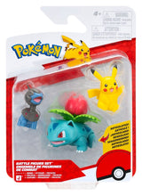 Pokémon Battle Figure Set Figuras Pikachu, Deino & Ivysaur (Pack de 3)