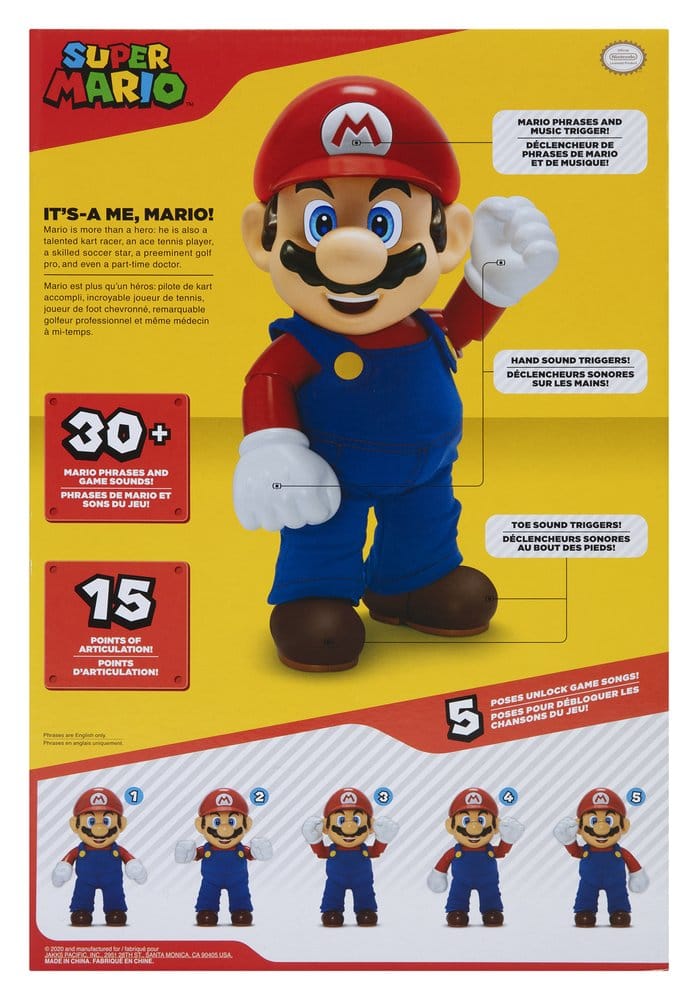 Super Mario Figura It's-A Me! Mario 36 cm