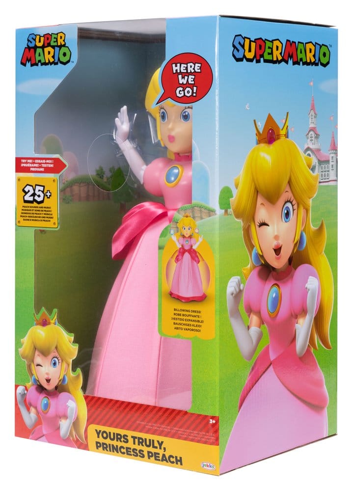 Super Mario Figura Yours Truly Princess Peach 36 cm