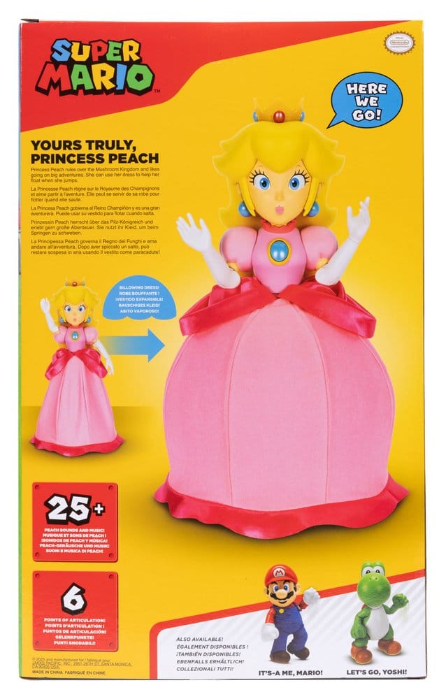 Super Mario Figura Yours Truly Princess Peach 36 cm