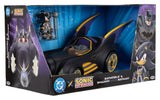 DC x Sonic - The Hedgehog Figura con Vehículo Shadow Batman & Batmobile 6 cm 