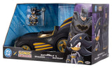 DC x Sonic - The Hedgehog Figura con Vehículo Shadow Batman & Batmobile 6 cm 