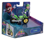 Super Mario Galaxy: la película Figura con Motocicleta de Retroceso Luigi 6 cm