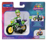 Super Mario Galaxy: la película Figura con Motocicleta de Retroceso Luigi 6 cm