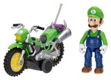 Super Mario Galaxy: la película Figura con Motocicleta de Retroceso Luigi 6 cm