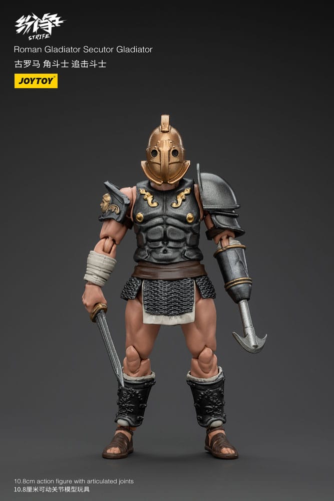 Strife Figura 1/18 Roman Gladiator Secutor Gladiator 11 cm          