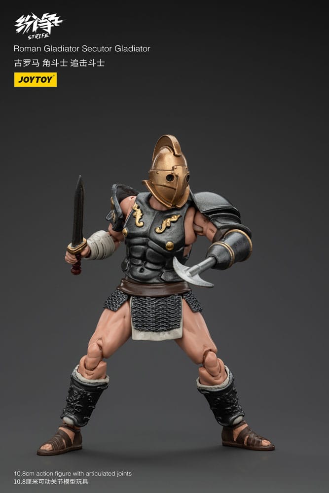 Strife Figura 1/18 Roman Gladiator Secutor Gladiator 11 cm          