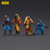 Zombie Pack de 4 Figuras Dark Source Biochemical Lab Team 8 cm